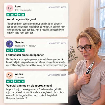 Loera™ Het tinnitusapparaat dat je stilte teruggeeft